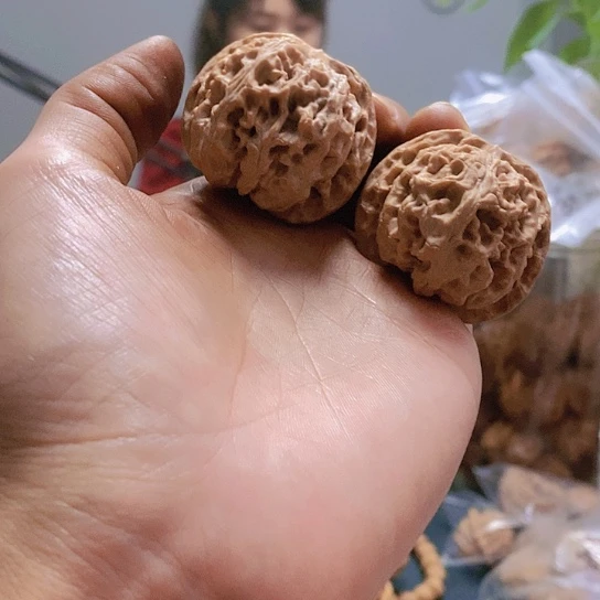 【闪购商品】把件文玩核桃41闷尖苹果大肚子