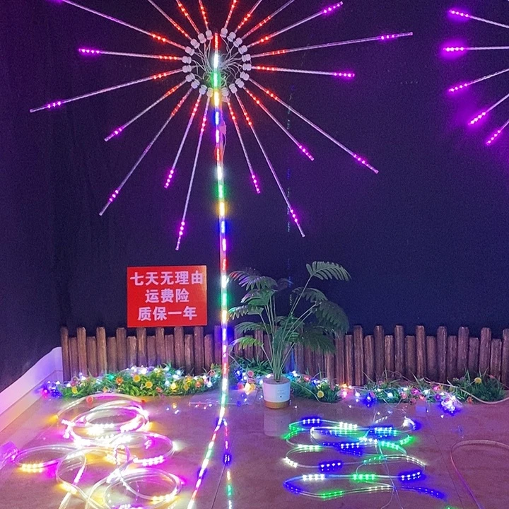 漂亮的烟花灯哥哥哥哥