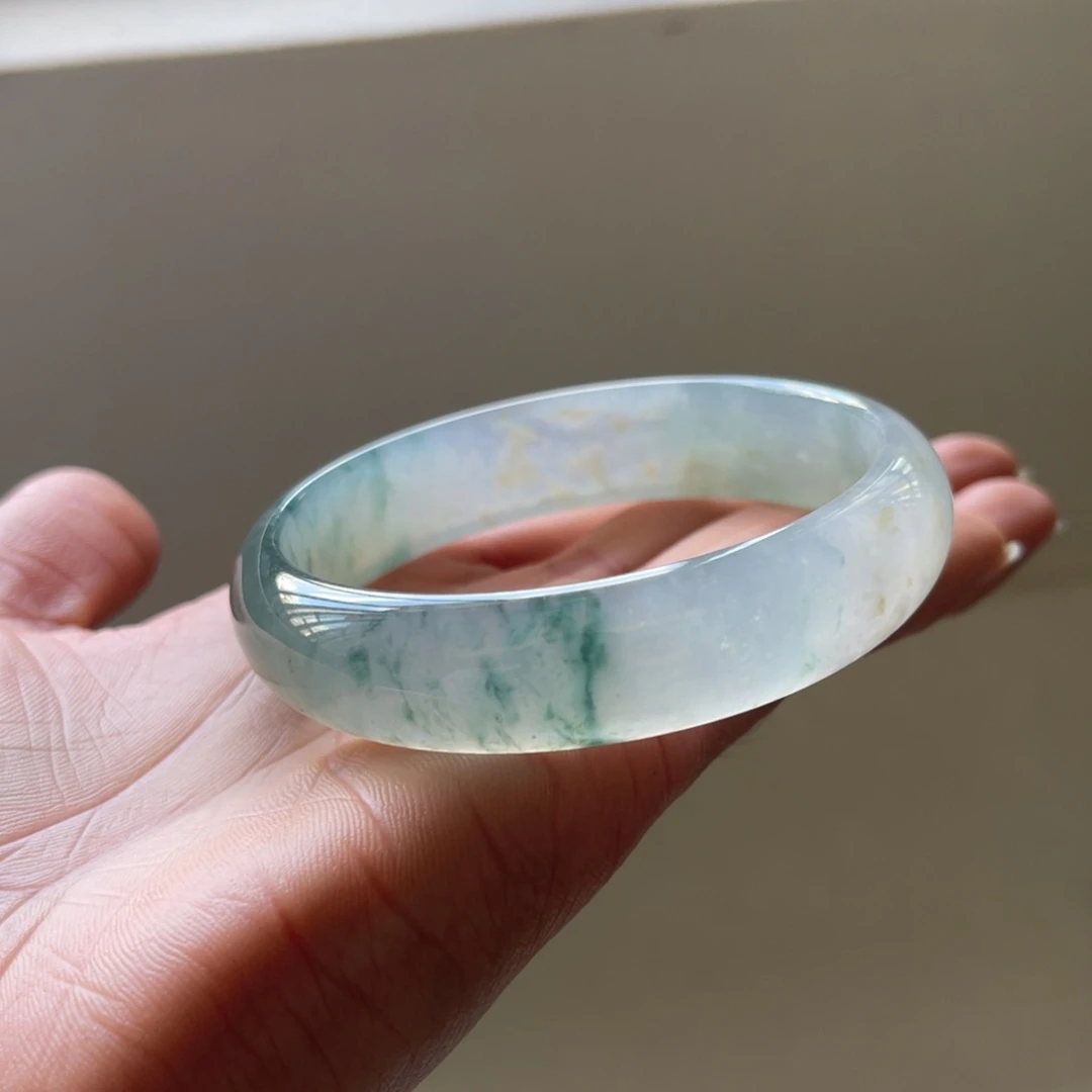 翡翠未镶嵌手镯60圈三天鉴赏期