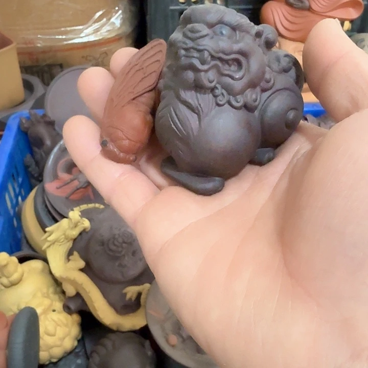 紫砂茶宠雕塑瑕疵茶宠