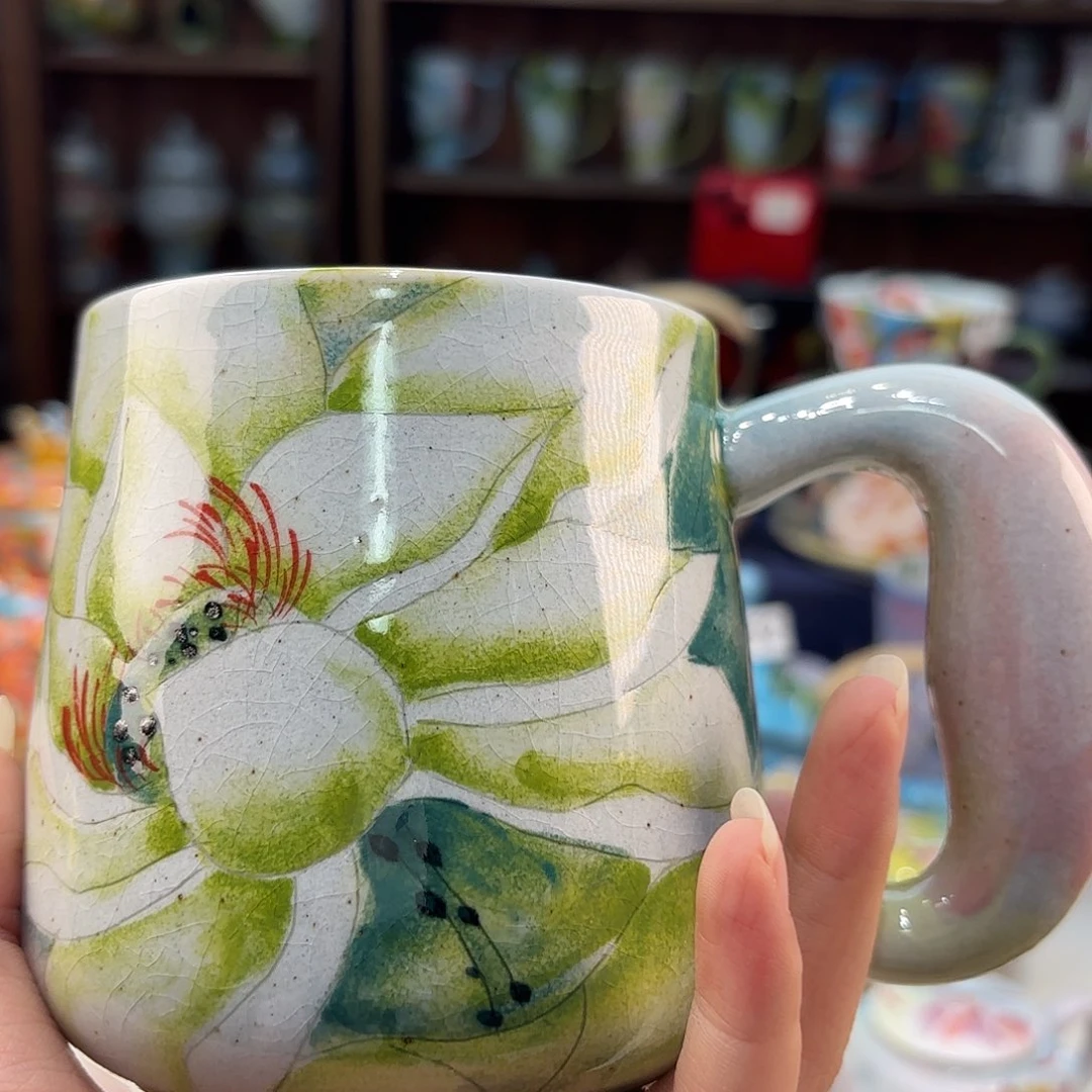 景德镇手绘高温釉下彩陶瓷茶具