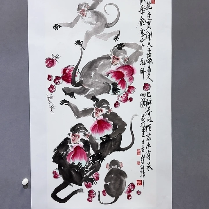 国画亲笔手绘放心去藏