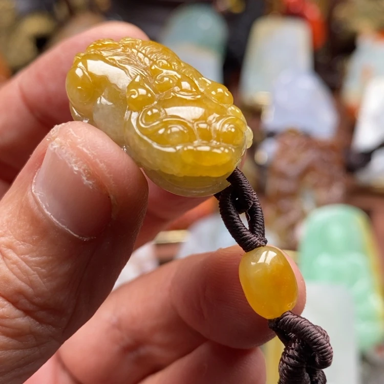 【闪购商品】颈饰未镶嵌翡翠缅甸翡翠A货吊坠