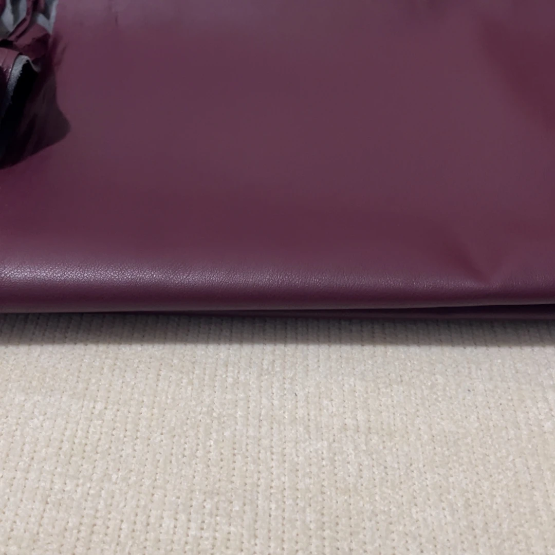 无纺布枣红麂皮1.5迷