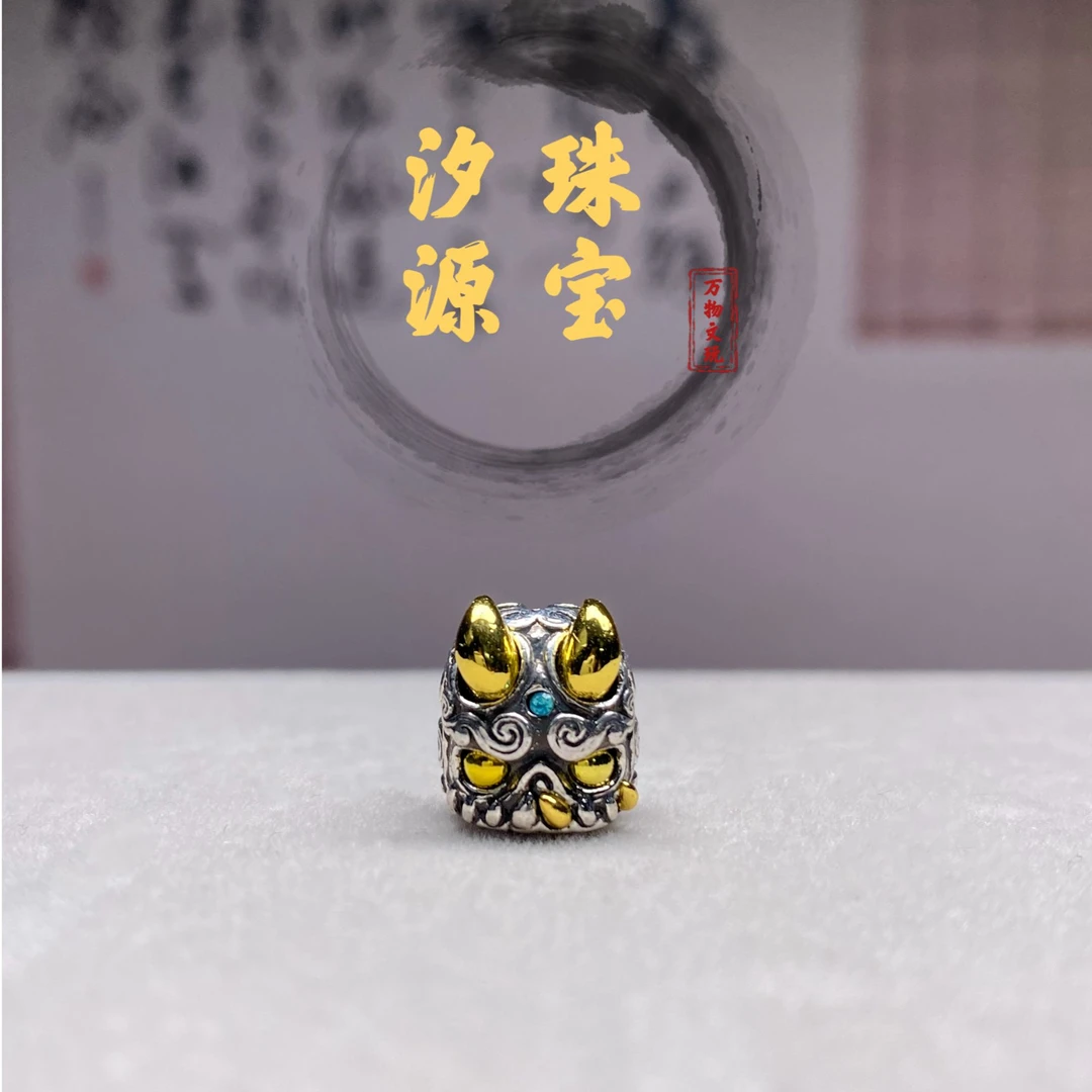 万物恶魔宝宝阿呆11x12配腰珠搭星月猴头椰蒂库克手串文玩diy配饰