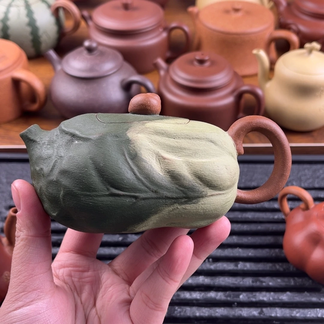 山***司紫砂茶壶手工制作工艺精湛