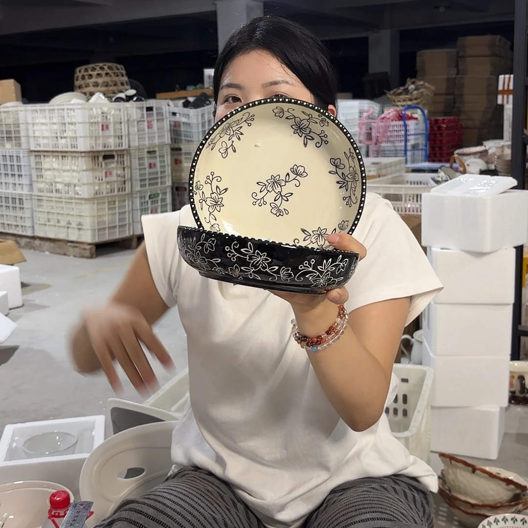 瓷微瑕陶瓷餐具釉下彩