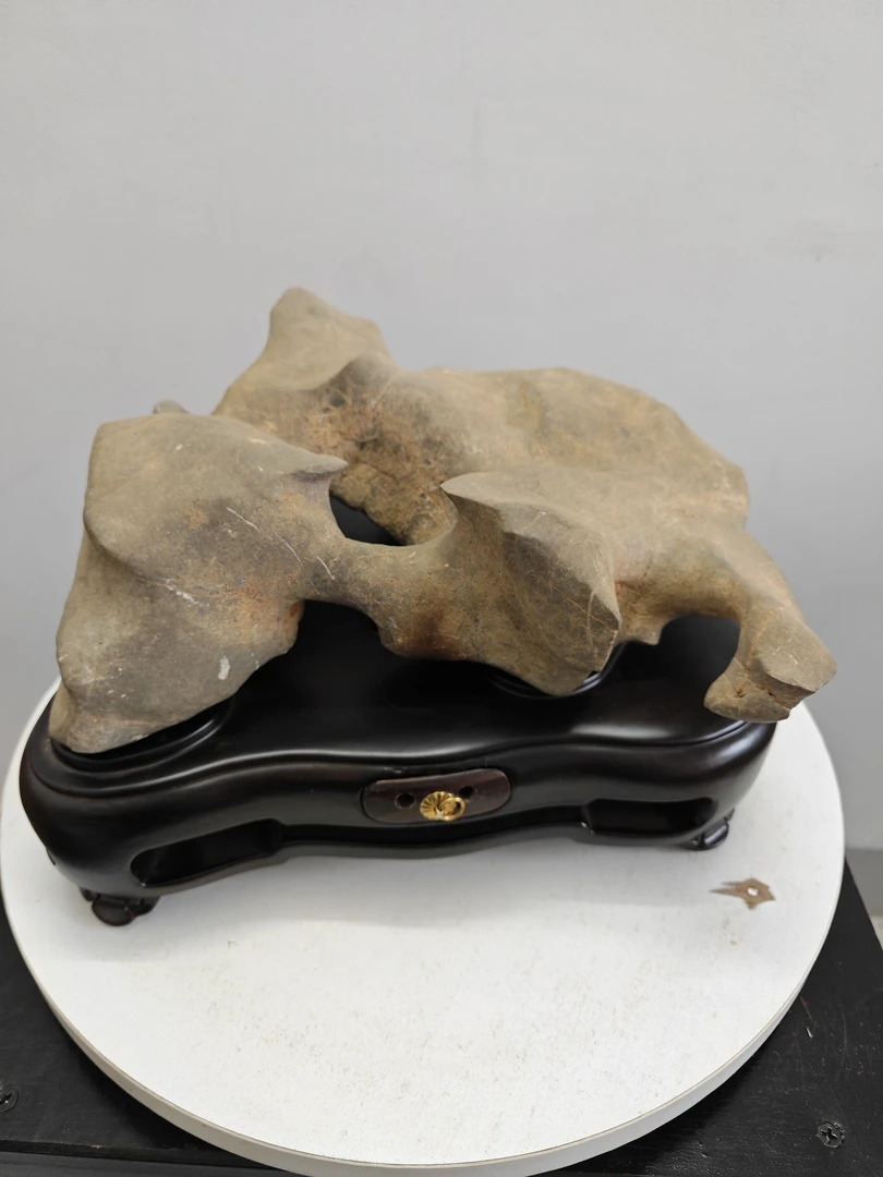 精品龙州石像型奇石摆件