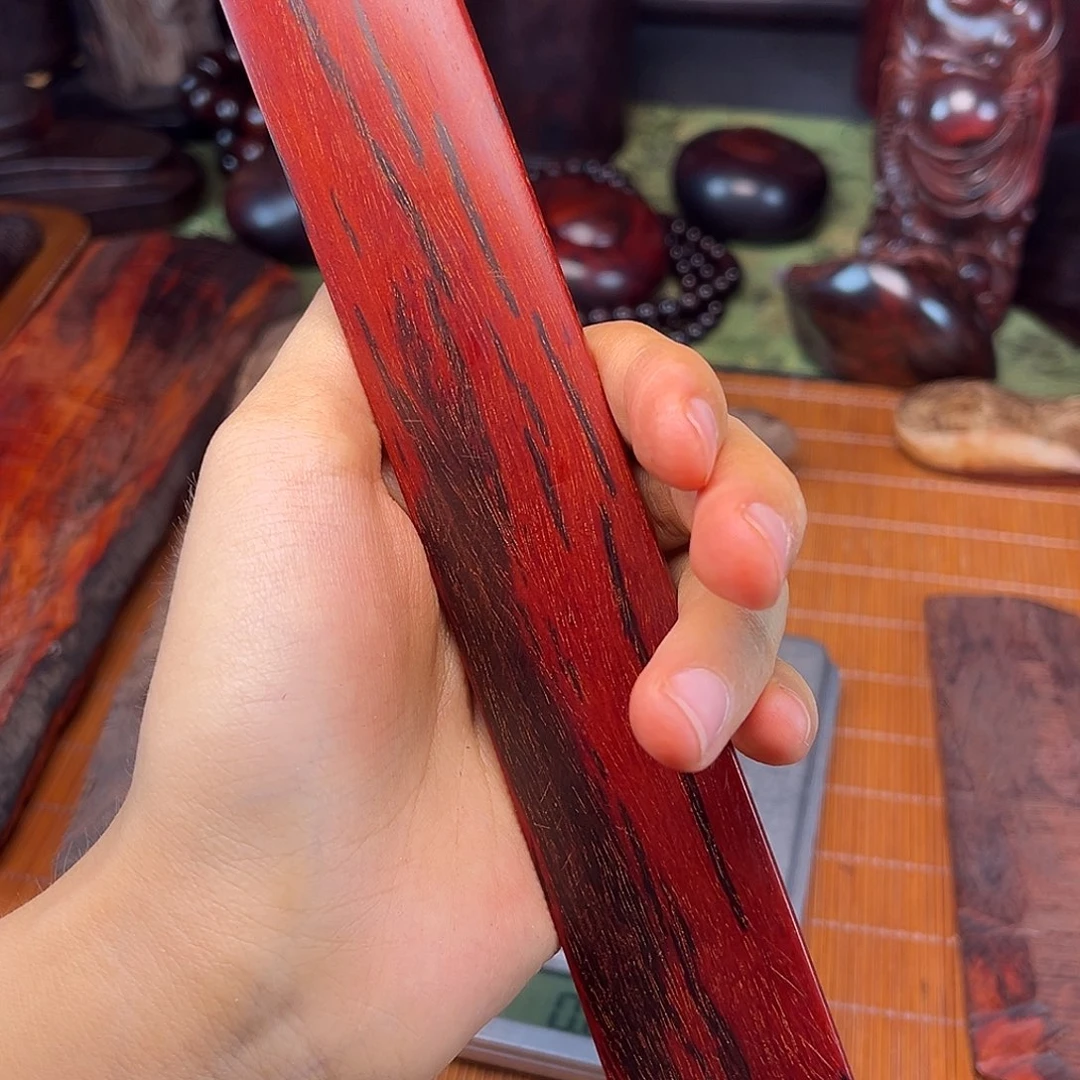 用***8檀香紫檀（小叶紫檀）书签鱼鳞底