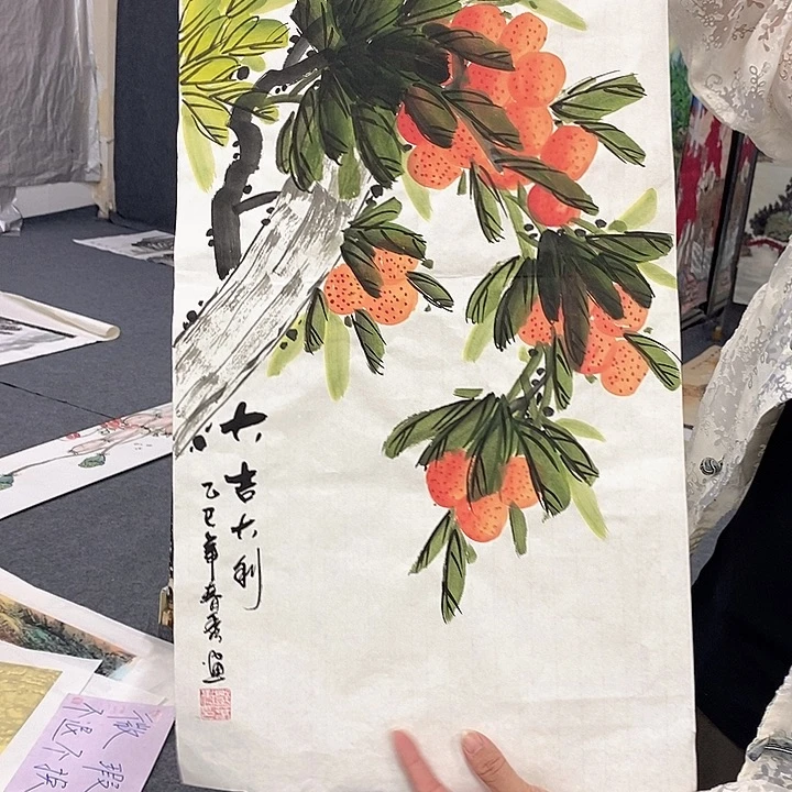 国画国画手绘作品