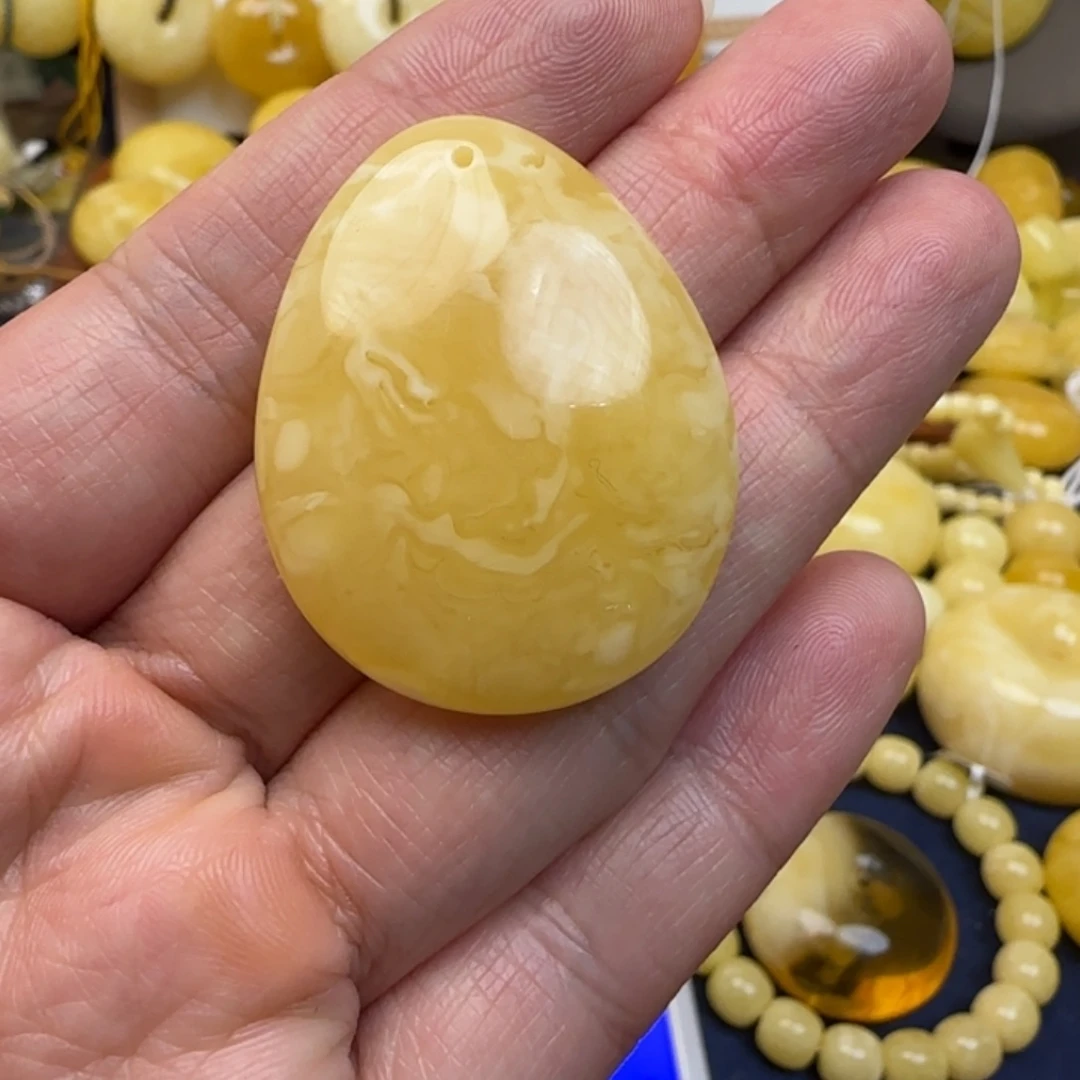 蜜蜡未镶嵌颈饰天然蜜蜡