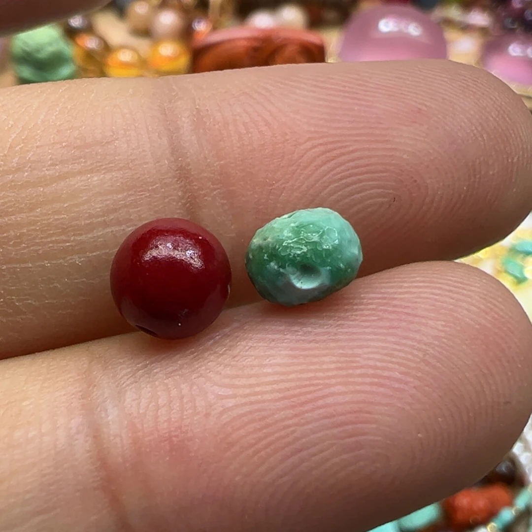 南红玛瑙颈饰未镶嵌