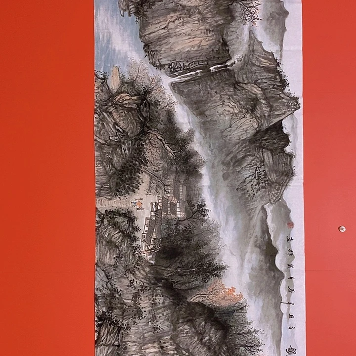 国画山水花鸟字画书画国画