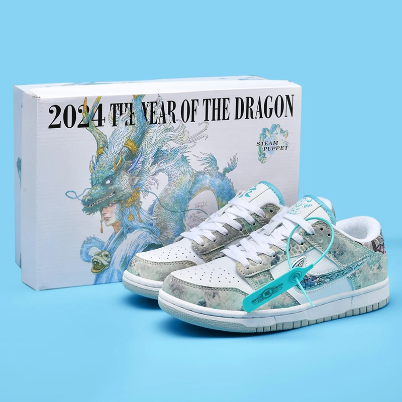 正品aj鞋子dunk龙年限定三太子敖丙秋冬情侣款低帮运动板鞋超好看