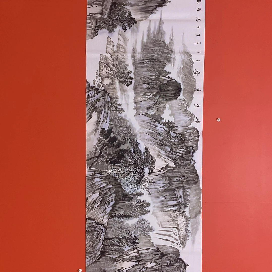 国画山水花鸟国画作品