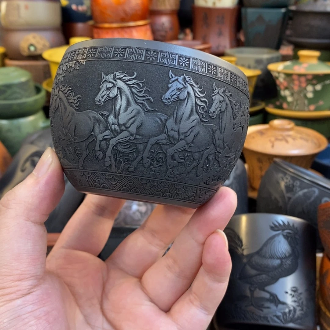 紫砂公道杯宜兴全手工紫砂杯