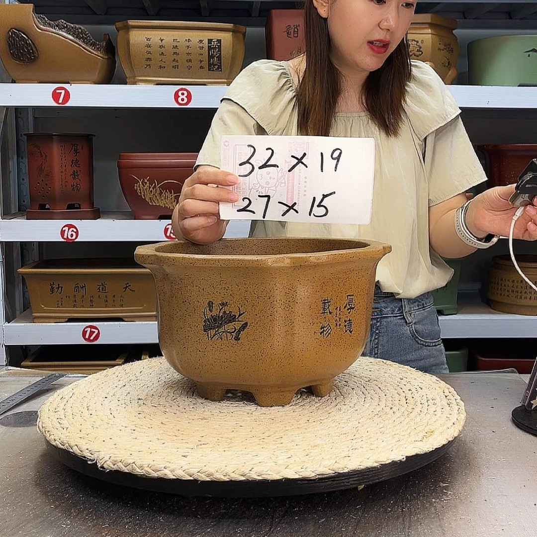 紫砂花盆紫砂花盆