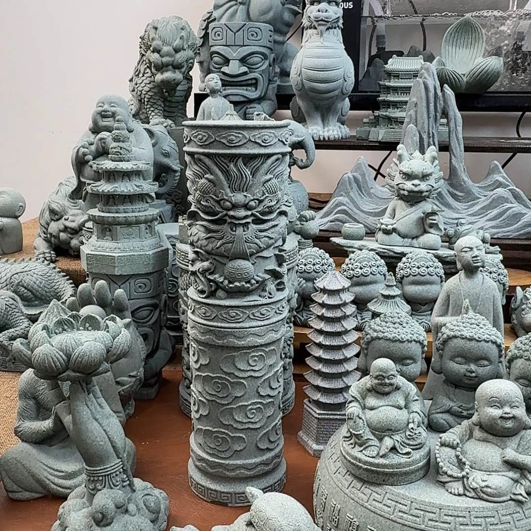 石材青砂石云柱12