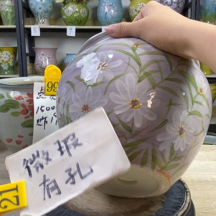 景德镇高温陶瓷花盆