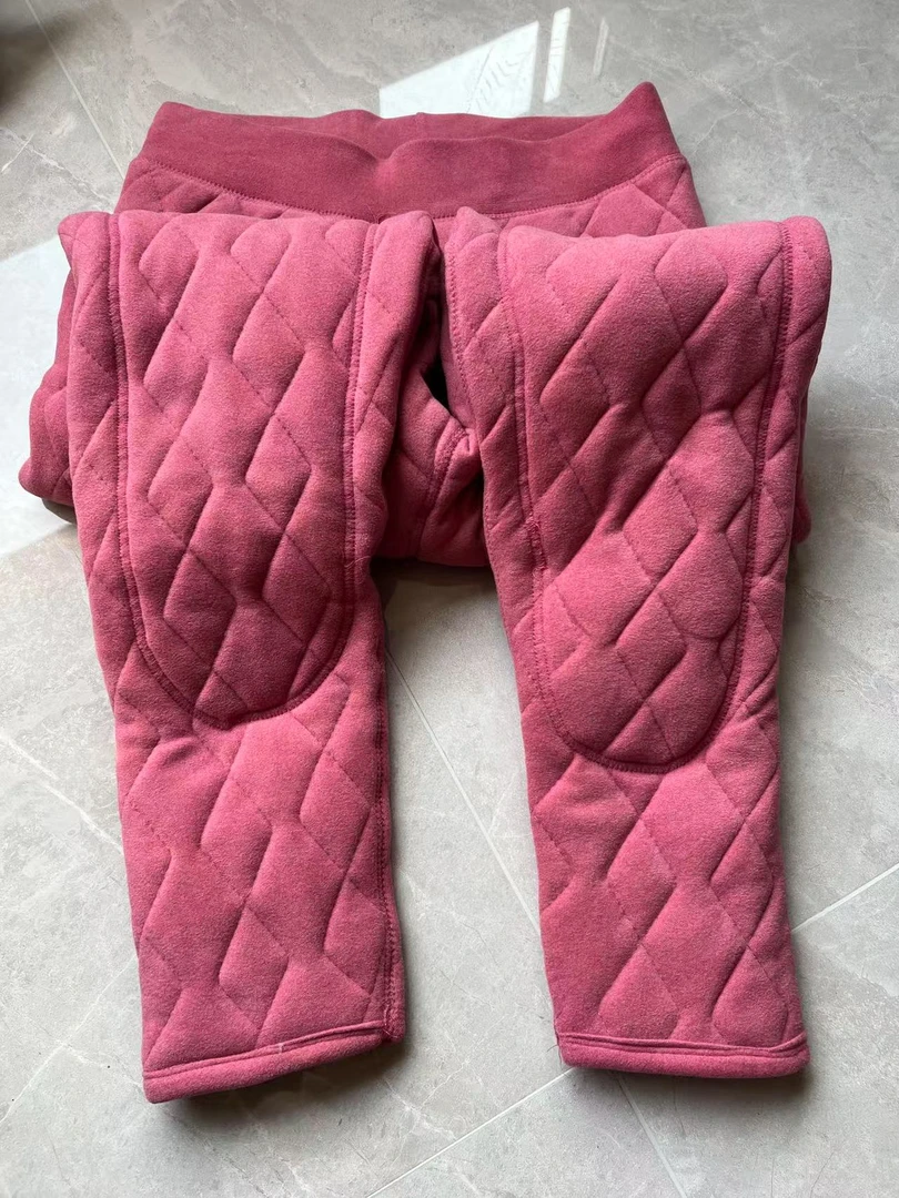 女士加厚德绒保暖裤