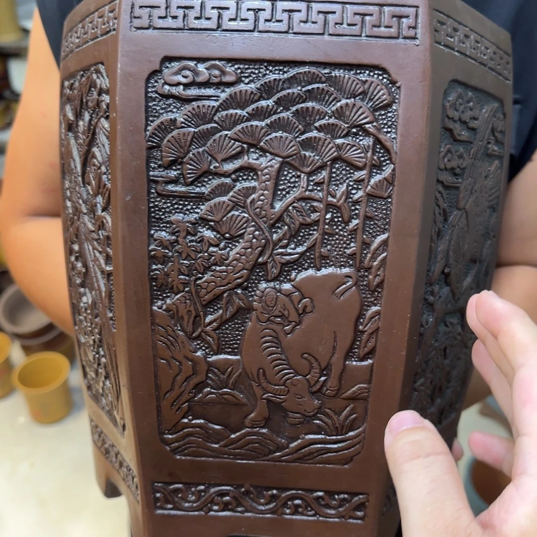 紫砂花盆口径20.25口径