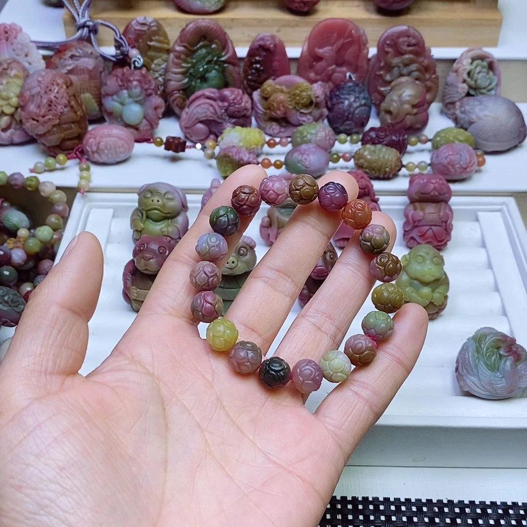 玛瑙/玉髓盐源玛瑙手串未镶嵌