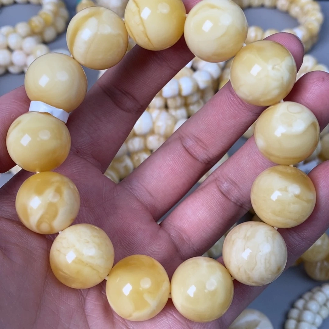 未镶嵌琥珀珠宝奇石18mm➕ 俄料氧化