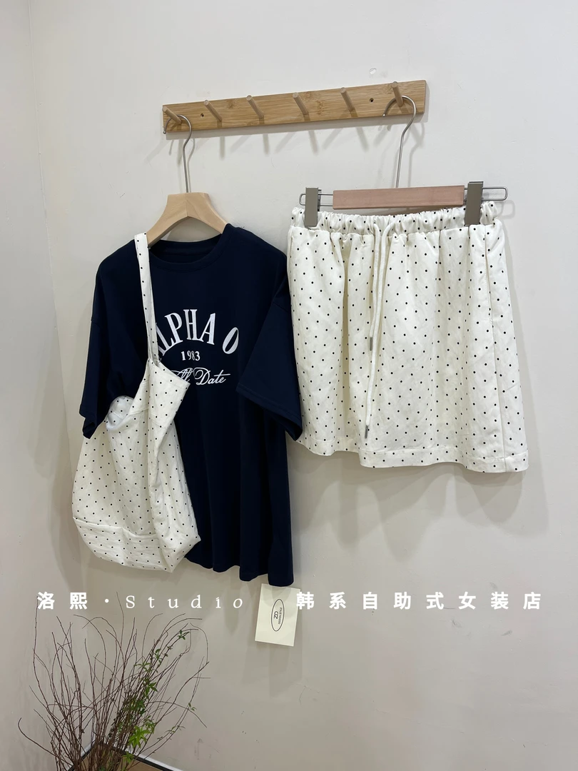 清货不退 时尚套装夏款印花女装短袖套装韩版