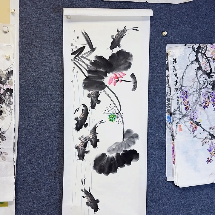 国画国画花鸟画作品