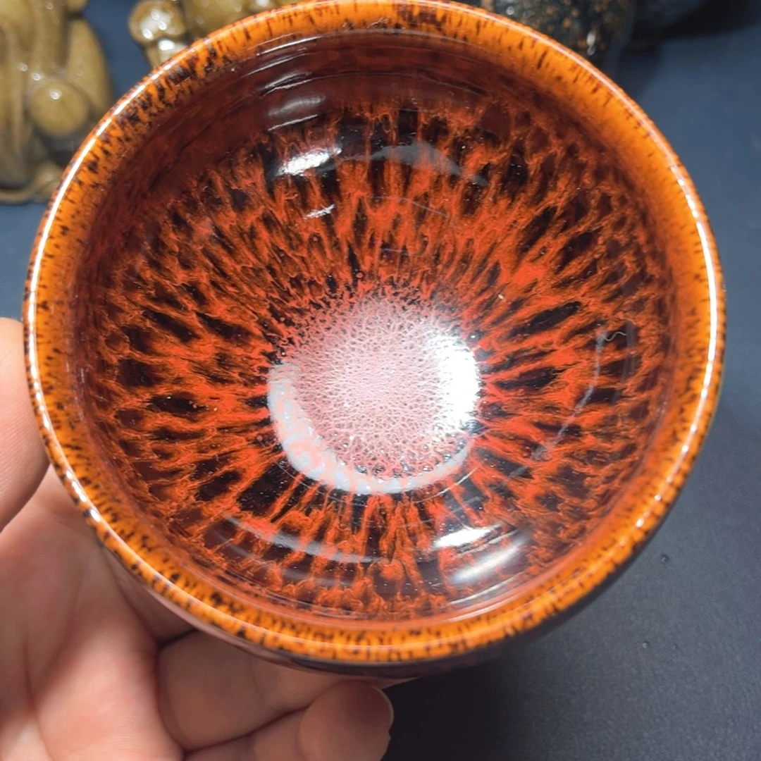 茶盏建盏手握泡茶主人杯