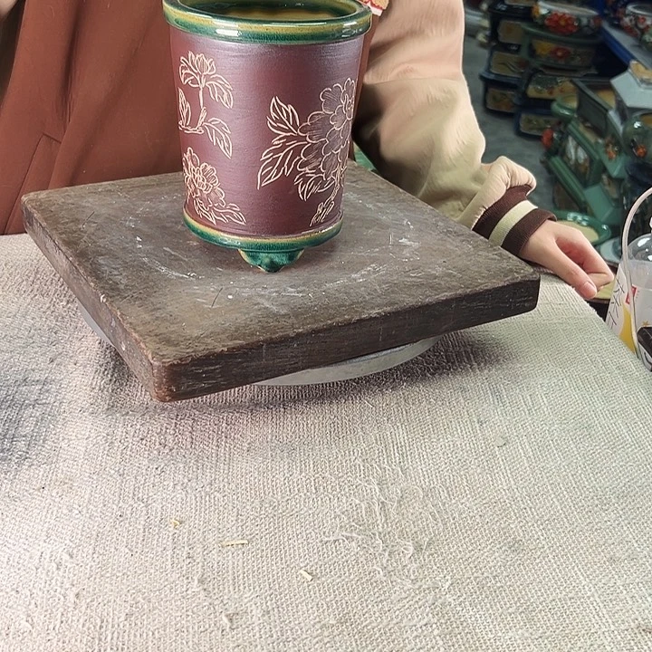 泳坤堂石湾花盆陶瓷