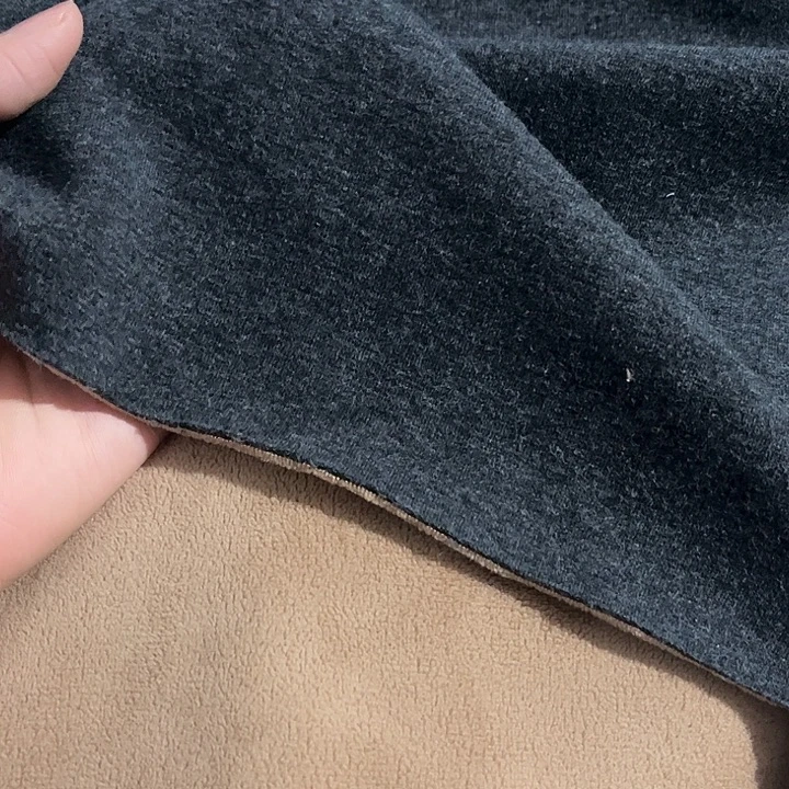 深花灰色奥粒绒黄色绒2米长带螺纹