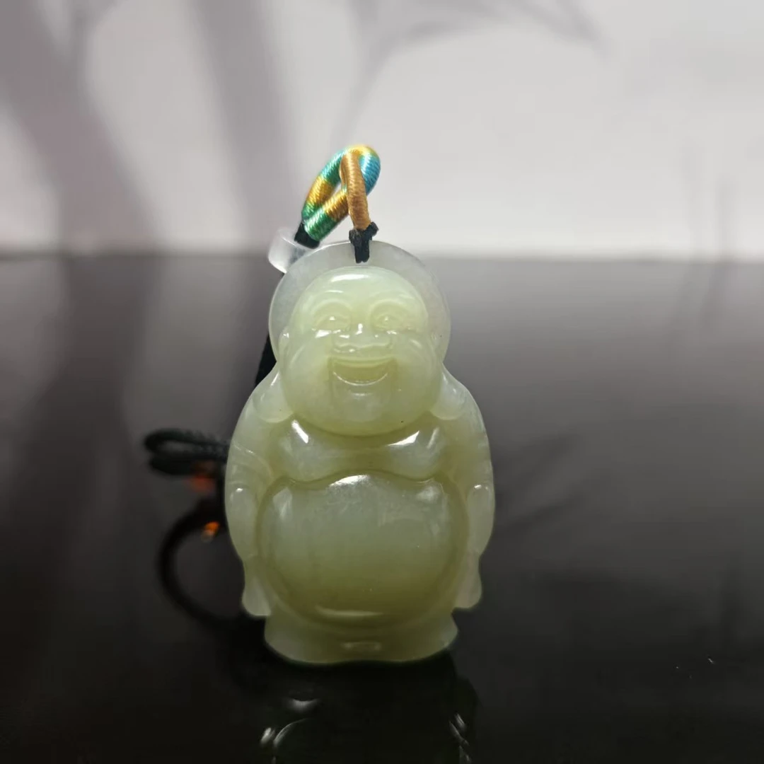 Q和田玉佛公吊坠0463