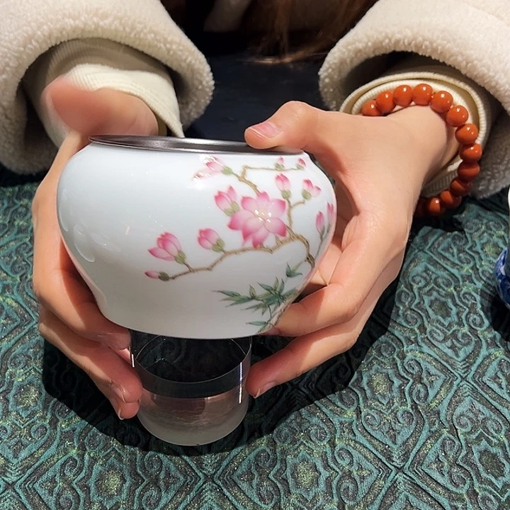 景德珍藏开播福利釉上彩小茶叶罐