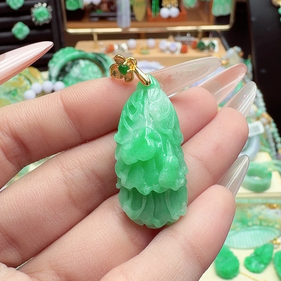 颈饰未镶嵌翡翠翡翠吊坠