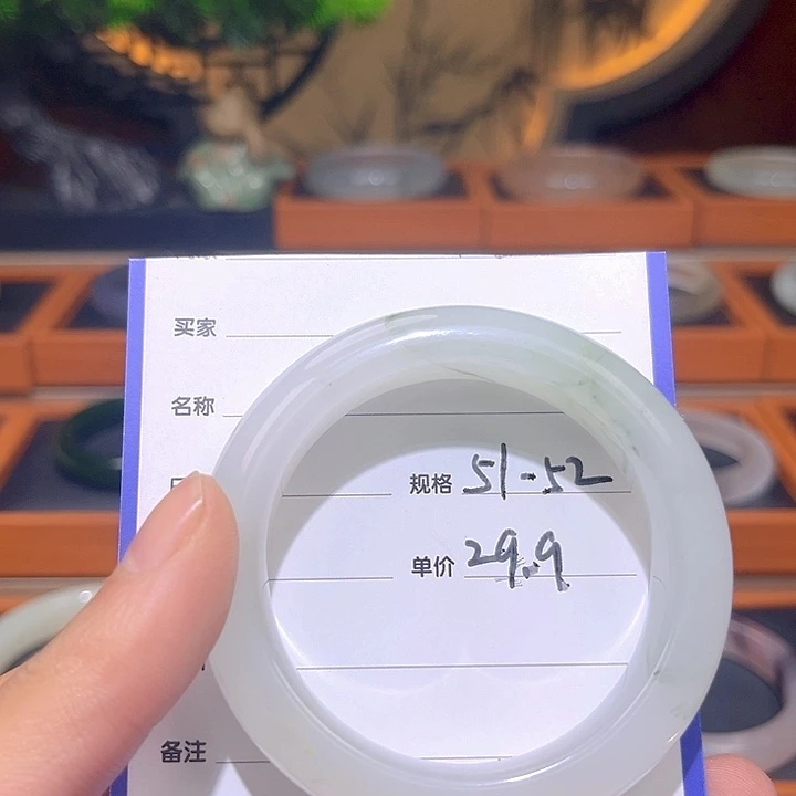 石英质玉（天山翠）未镶嵌手镯