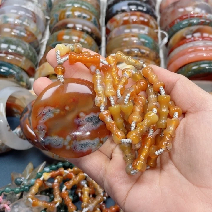 【闪购商品】玛瑙/玉髓颈饰未镶嵌¹****⁸