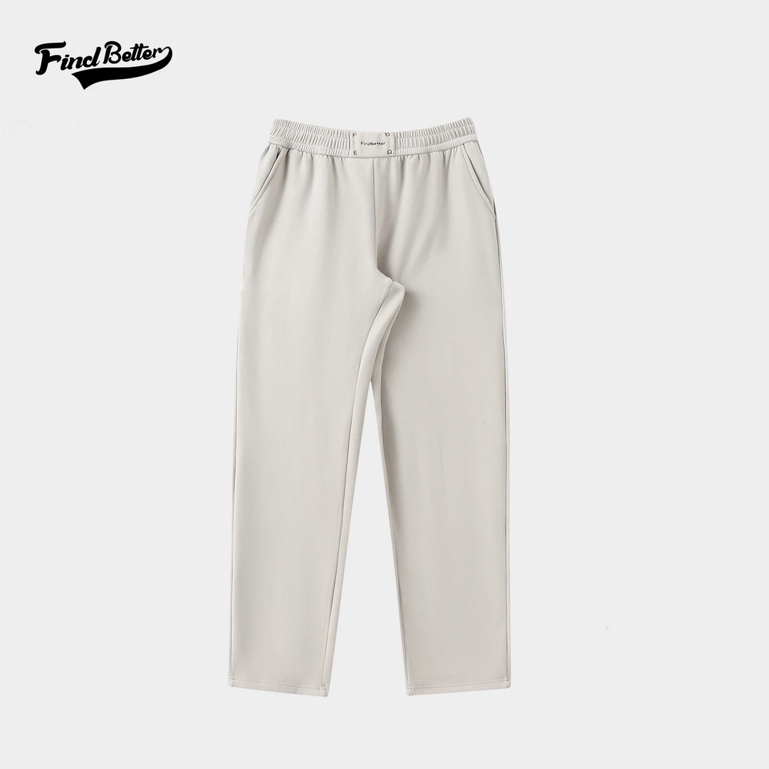 秋冬抓绒德绒保暖舒适弹力运动健身跑步休闲百搭长裤裤子男-367