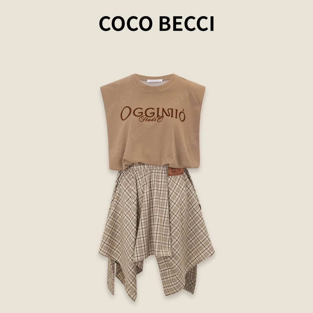 COCO BECCI【高街少女】夏季新款减龄时尚显瘦连衣裙CFXYB372097