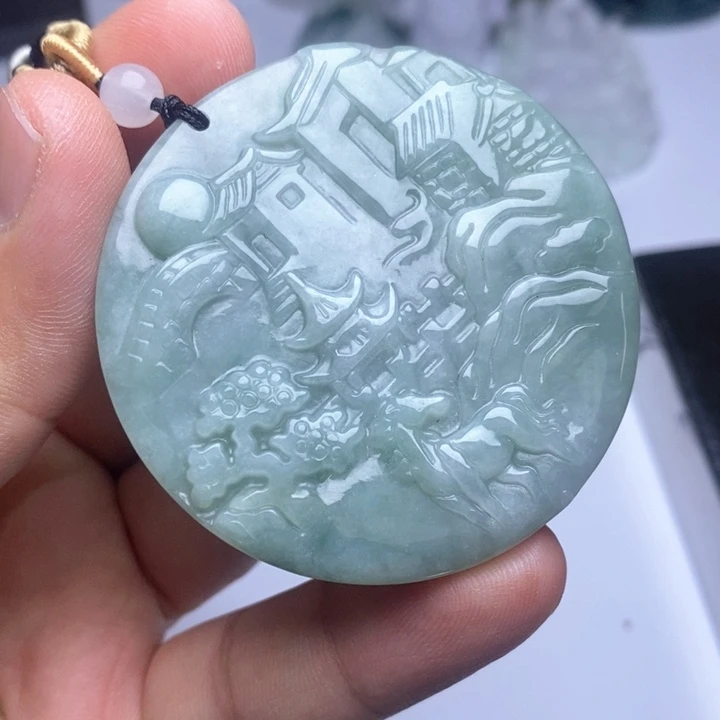 颈饰未镶嵌翡翠翡翠