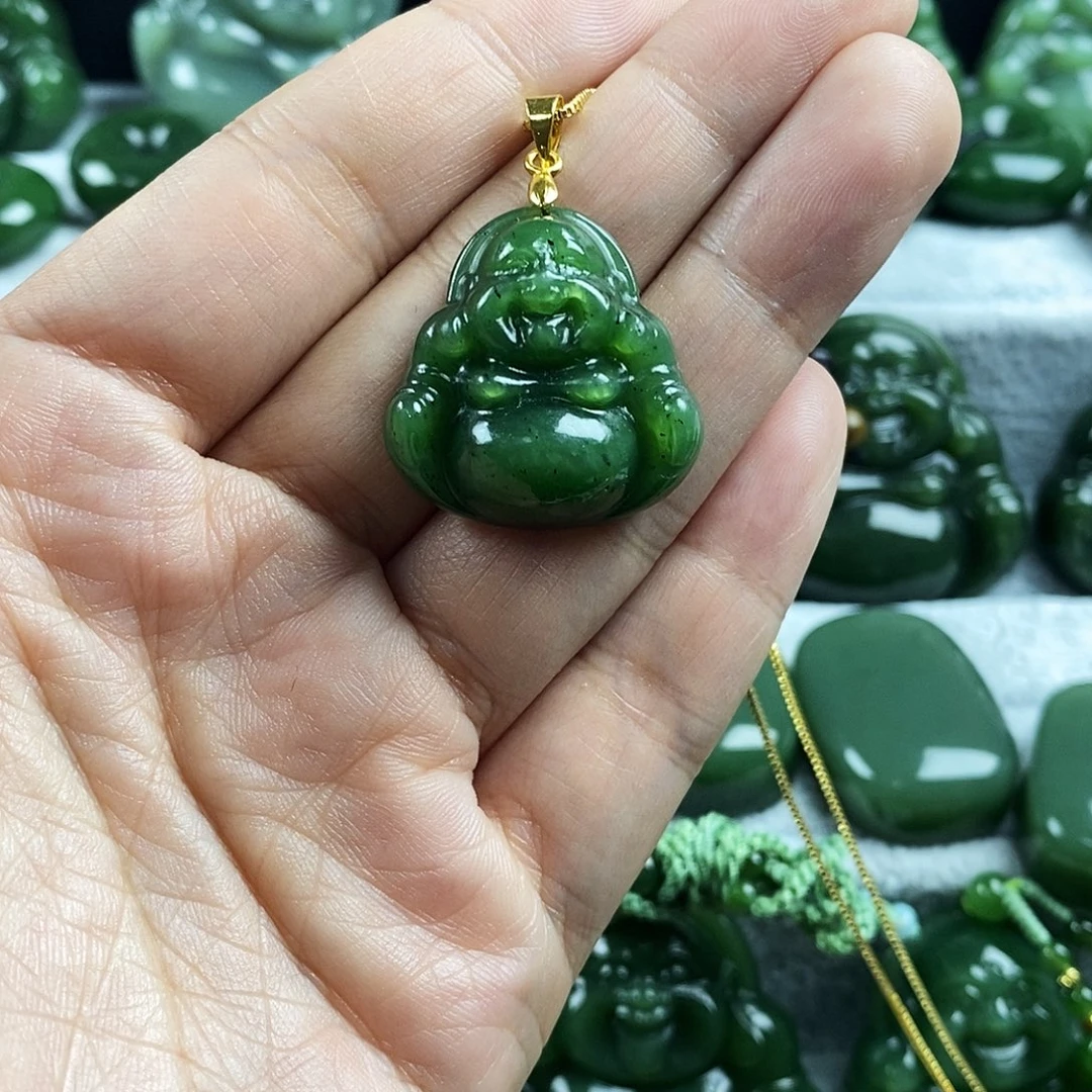 和田玉（碧玉）未镶嵌颈饰