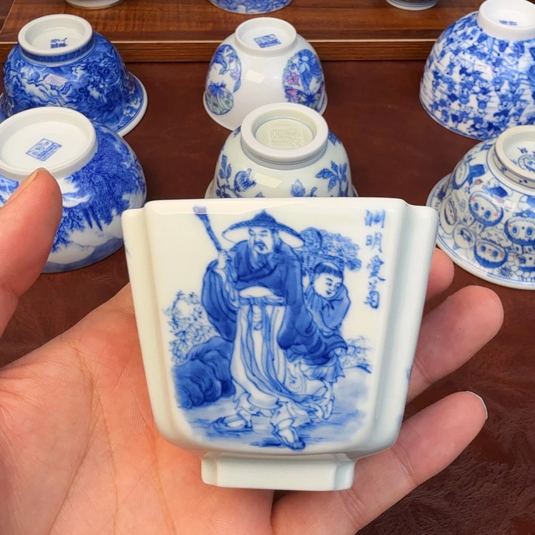 洋***子景德镇全手工全手绘茶具