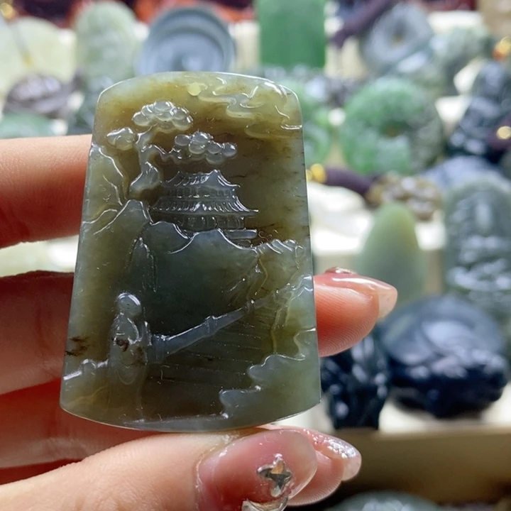 和田玉颈饰未镶嵌