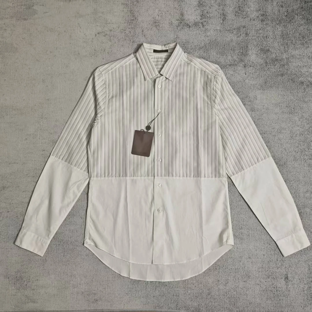 99新 LouisVuitton/路易威登 条纹时尚衬衫/M码