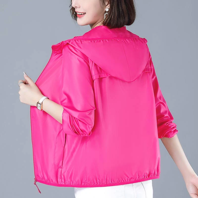 时尚防晒衣洋气衣服女2025年夏季新款薄款宽松防晒服减龄短款外套