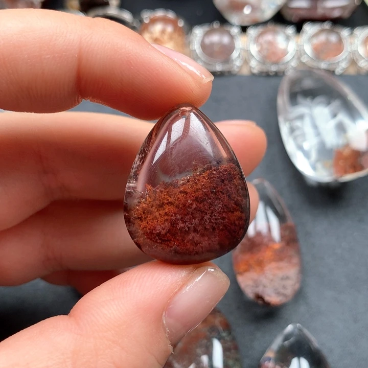 水晶颈饰未镶嵌?*渣水晶