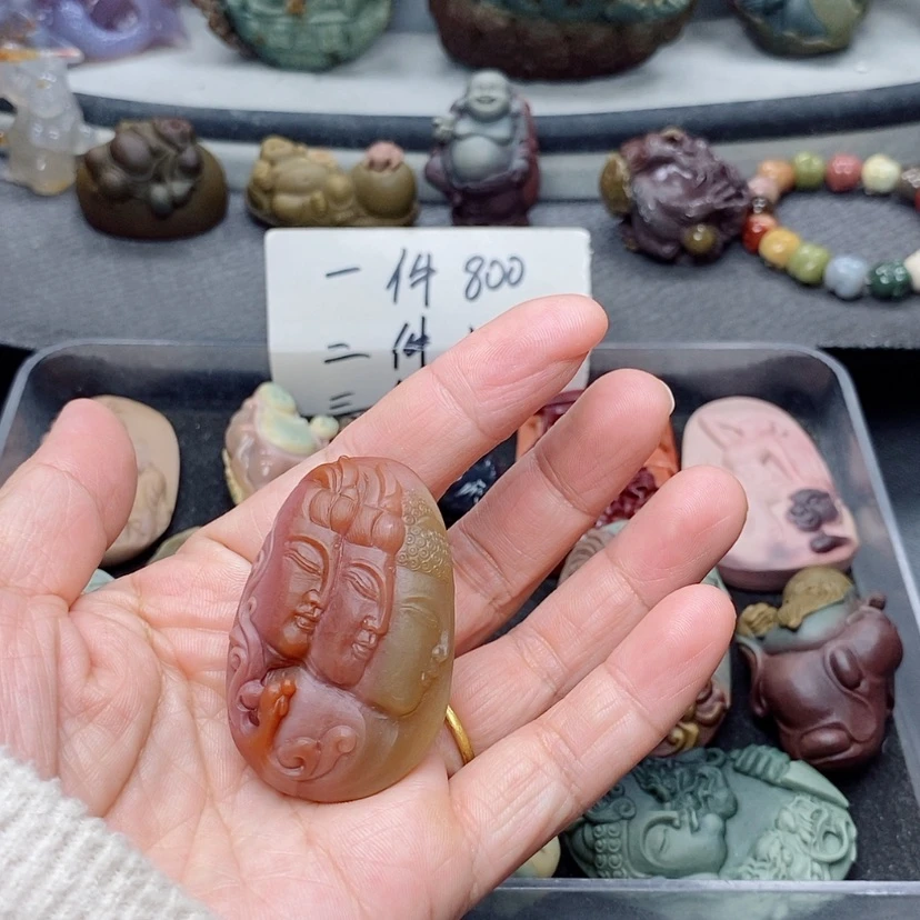 【闪购商品】定制石英质玉吊坠未镶嵌