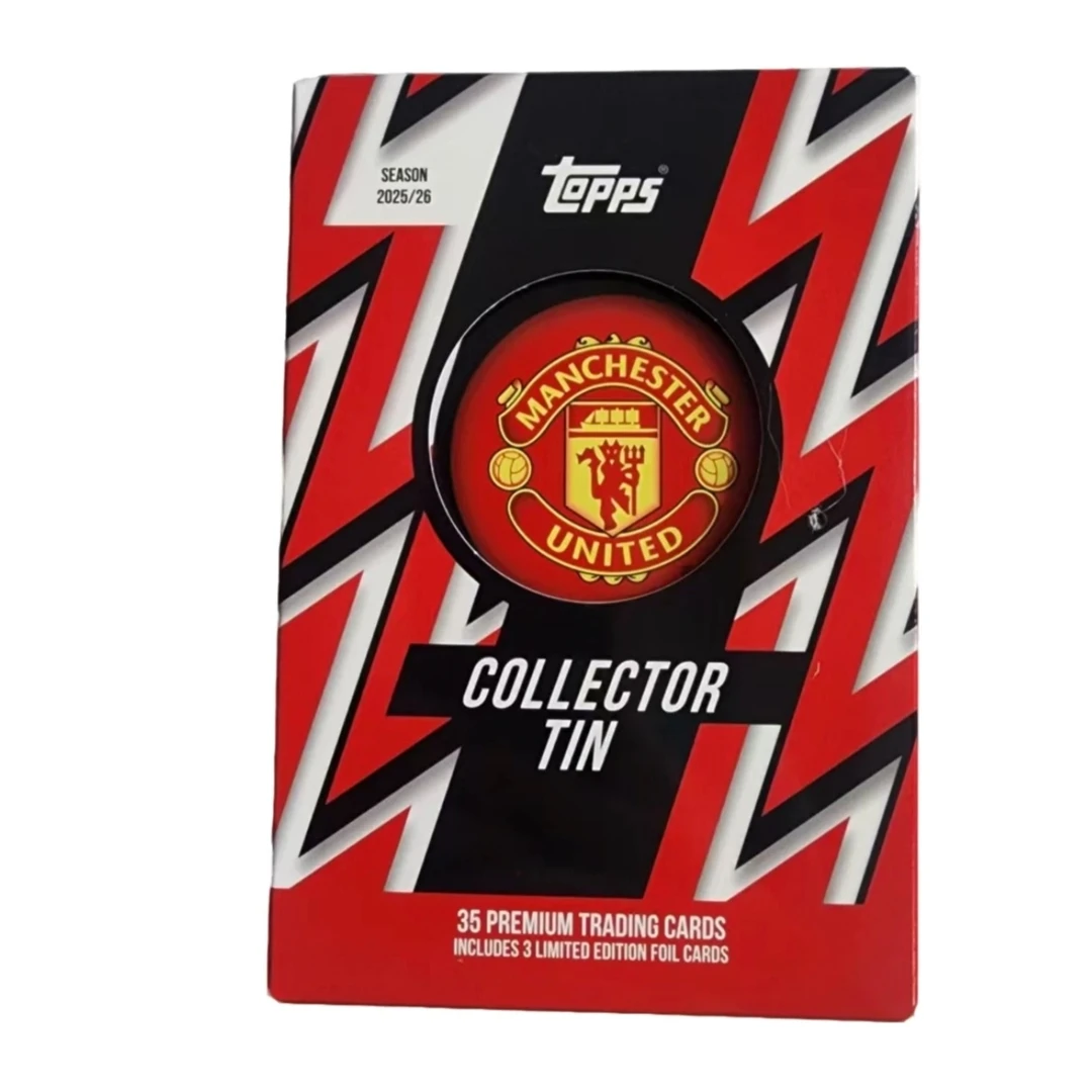 【拆盒】Topps 25/26 曼联铁罐队盒 盲盒 球星卡