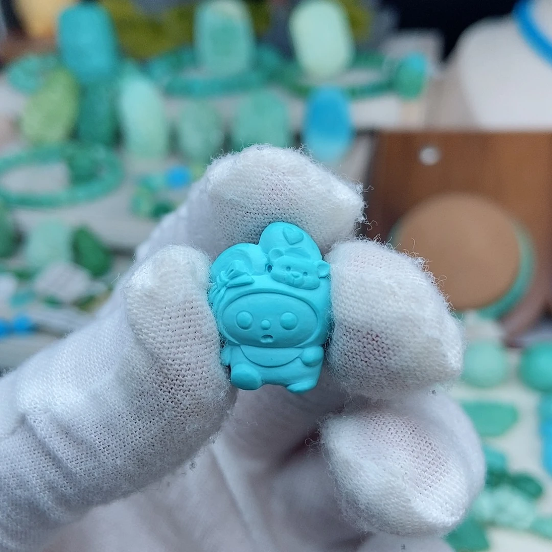 绿松石未镶嵌主播夏