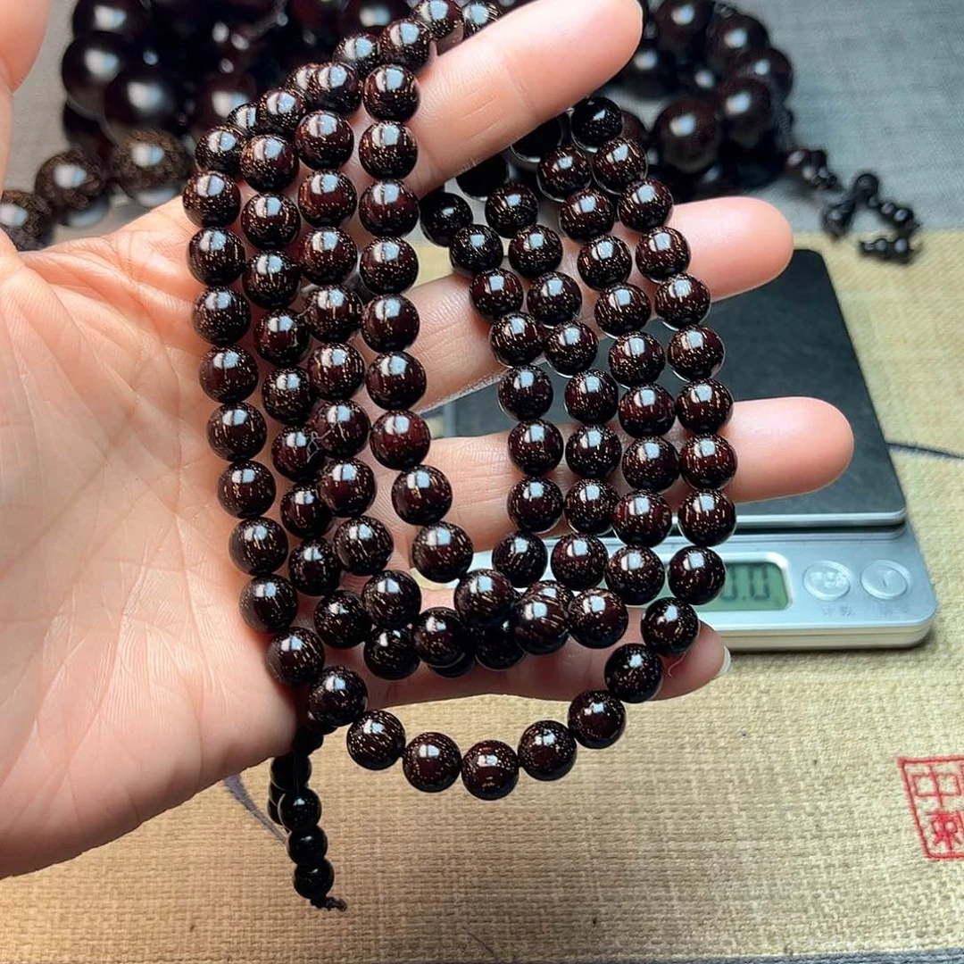 檀香紫檀（小叶紫檀）0.8 108颗 满星